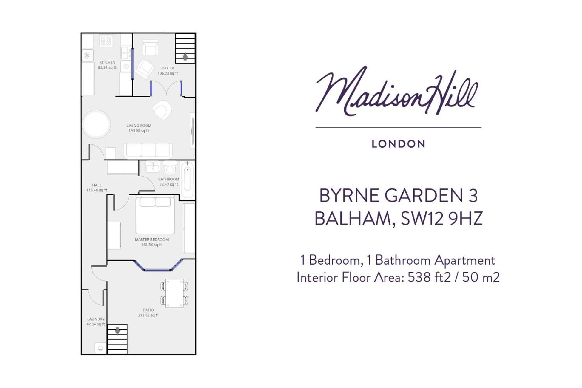 Byrne Garden 3 Appartement Londen Buitenkant foto